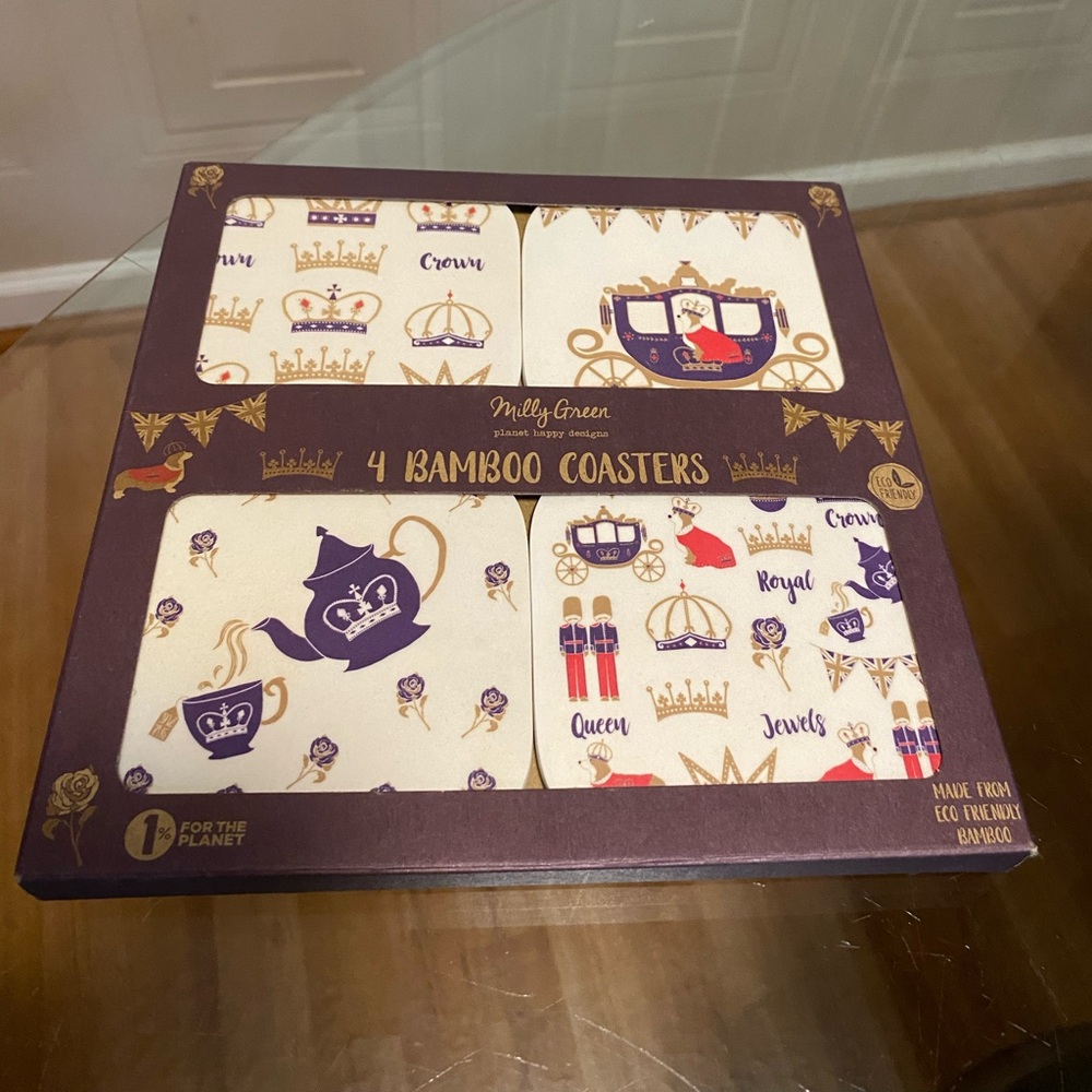 Bamboo Coasters - Royal Design